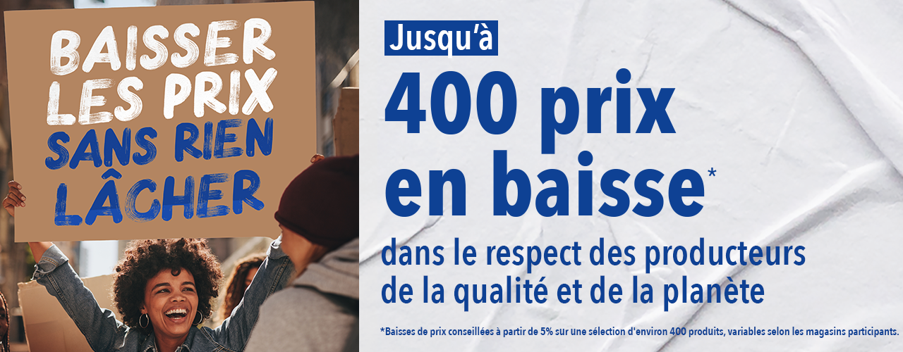 Avril - BAISSE DE PRIX