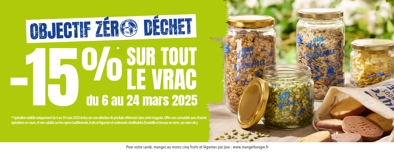 Mars - Tous engagés (Zéro déchets - Eau) - Consommation responsable