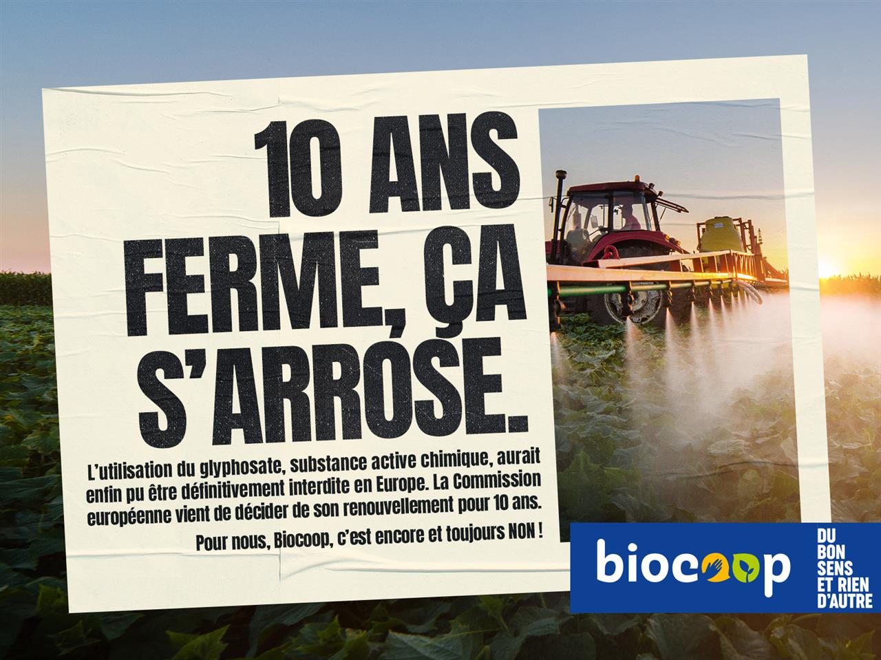 10 ans ferme, ça s'arrose.
